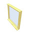 625mm (W) x 745mm (H) Wooden Stormproof Window - 1 Window (Non Opening) - Toughened Safety Glass