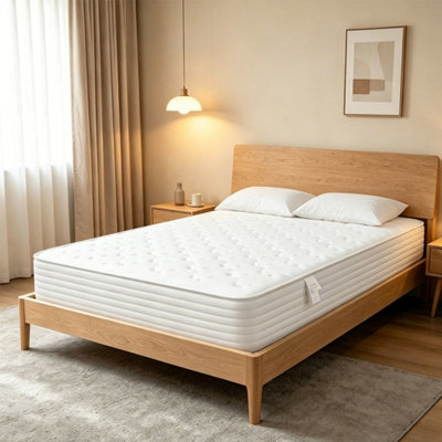 B&Q -  9-Zone Pocket Spring Orthopaedic Hybrid MattressAnti-Allergy Knitted Cover & Breathable Layers