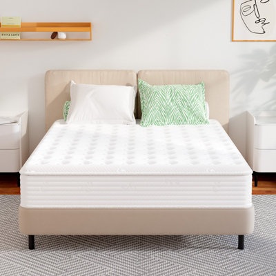 B&Q -  9-Zone Orthopaedic Pocket Spring Hybrid MattressAnti-Allergy Knitted Cover & Breathable Layers