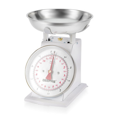 Geepas 5Kg Kitchen Weighing Scale & Food Weight Machine For Fitness, Home Baking & Cooking