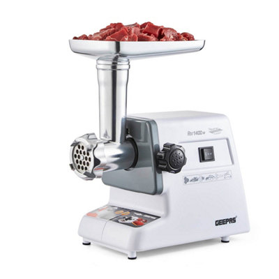 Geepas 1400W Electric Meat Grinder Mincer for Home Restaurant in White - Image 5
