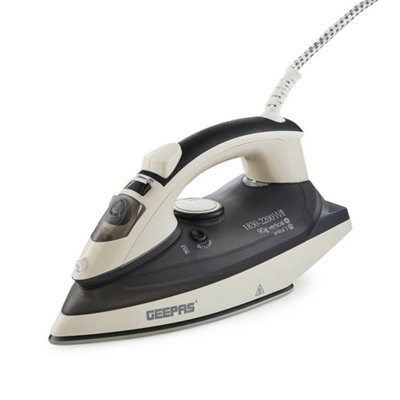 GEEPAS Steam Iron | Clothes Dry & Steam Press | 45s Fast Heat-Up, Vertical Steaming | Ceramic Soleplate & Adjustable Temperature | 320ml Water Tank wi - Image 5