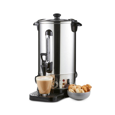 Geepas 10L Electric Catering Urn Instant Hot Water Boiler Dispenser Tea Urn 1650W from B&Q