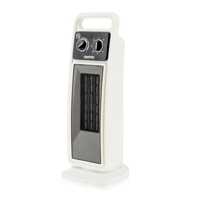 B&Q -  Ptc Electric Radiator Heater White 2000W Freestanding