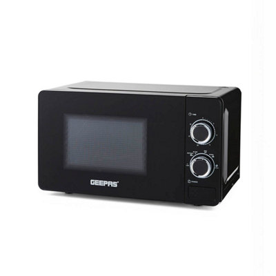 B&Q -  700 W Solo Manual 20L Solo Microwave Oven With 5 Power Levels