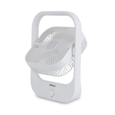 Geepas Silent Desk Cooling Fan Usb Rechargeable 5-7H Runtime from B&Q
