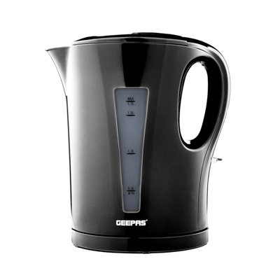 B&Q -  1.7L Electric Kettle 2200W Boil Dry Protection & Auto Shut OffBlack