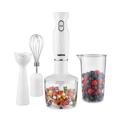 Geepas 4-In-1 Hand Stick Blender Electric Whisk And Chopper Bowl from B&Q