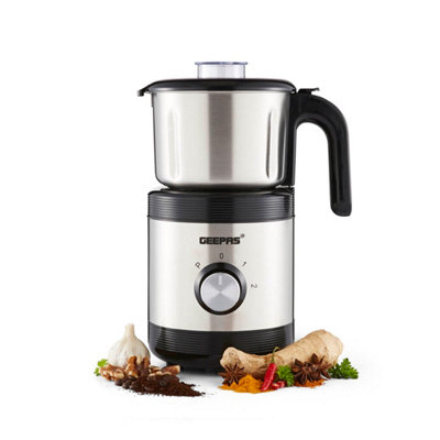 B&Q -  450W Coffee Grinder Food Processor Electric Wet & Dry Grinder Coffee Mill