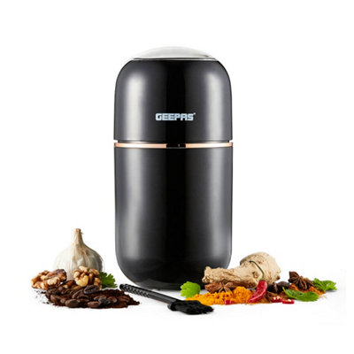 B&Q -  Electric Coffee Nuts Grinder Spice Grinder Wet And Dry 80G Capacity