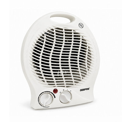 B&Q -  White Portable Fan Heater