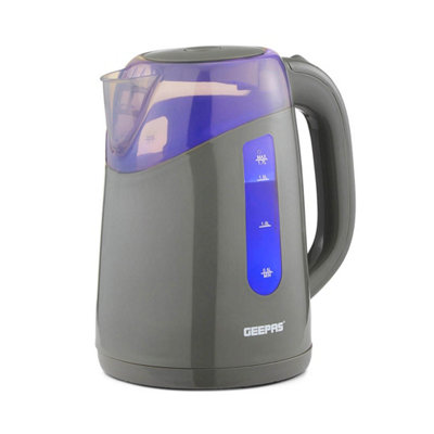 Geepas 2.2Kw Grey Illuminating Electric Kettle Boil Dry Protection - Image 5