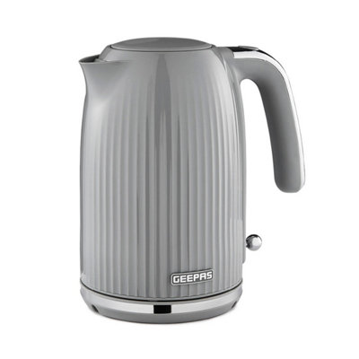 1.7L Cordless Electric Kettle 3000W Rapid Boil Dry Protection, Grey - Image 12