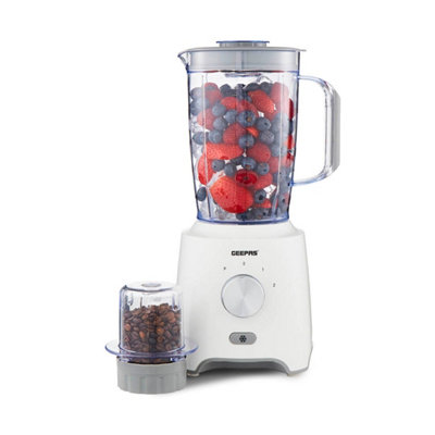 Geepas 600W Blender Smoothie MakerJug BlenderWhite from B&Q