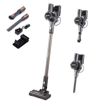 B&Q -  Cordless Stick Vacuum Lightweight Lithium 22.2V 40 Min Runtime 0.6L Dust Tank