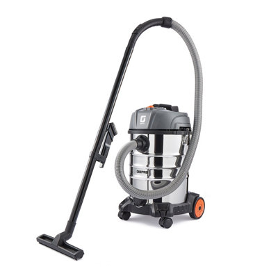 Geepas 1400W Cylinder Vacuum Cleaner 30L Wet & Dry Blower Function Hepa Filter from B&Q