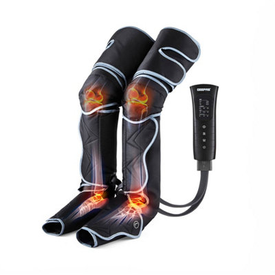 Geepas Leg Massager With Air Compression 3-In-1 Foot Calf Thigh Massager