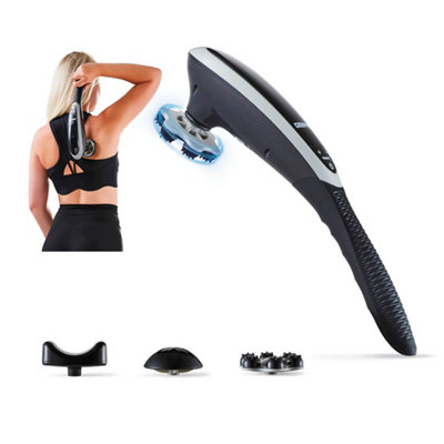 Geepas Cordless Handheld Massager 3 Speed 3 Vibration Modes 15 Min Timer from B&Q