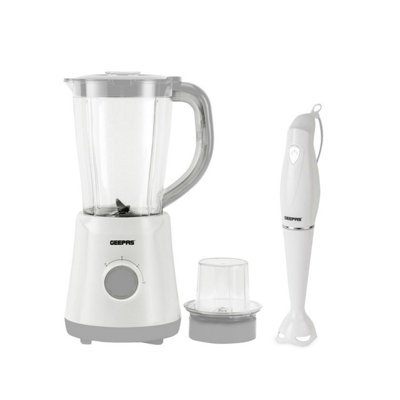Geepas Unisex Black 500W Jug Blender & 180W Hand Blender Combo Set In - Image 7