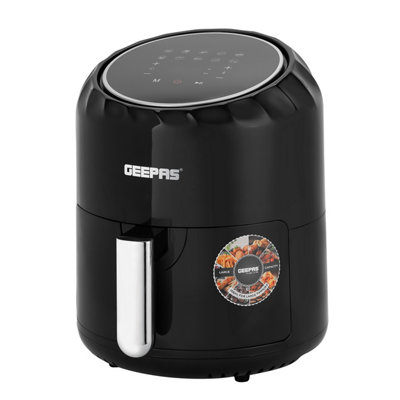 Geepas White Kitchen Air Fryer, 2 Slice Toaster & 1.7L Kettle Combo Set, 3.5L