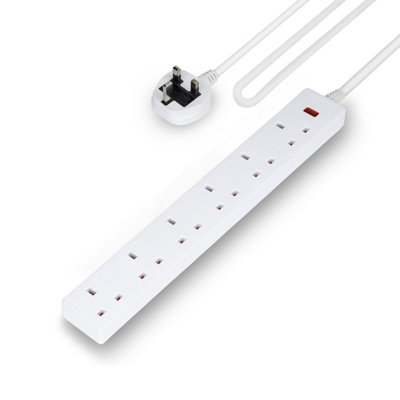 B&Q -  6 Gang Extension Lead5M Cable