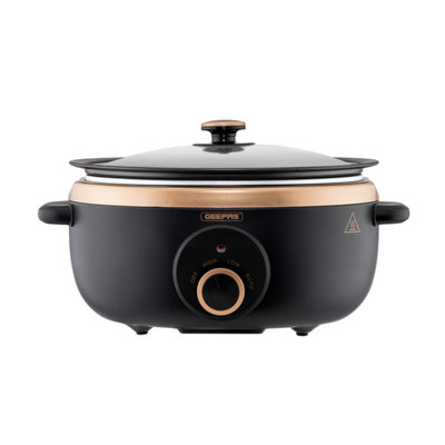 B&Q -  3.5L Slow Cooker 3 Heat Settings Auto Mode