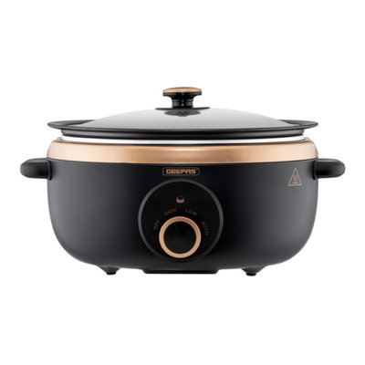 B&Q -  6.5L Slow Cooker 3 Heat Settings Auto Mode