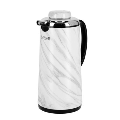 B&Q -  Marble Vacuum Flask 1600Ml /54Oz Jug Heat & Cold Retention