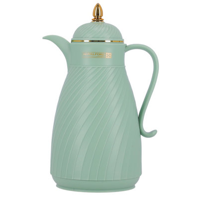 Royalford Glass Vacuum Flask Tea Carafe Insulated Airpot 1000Ml