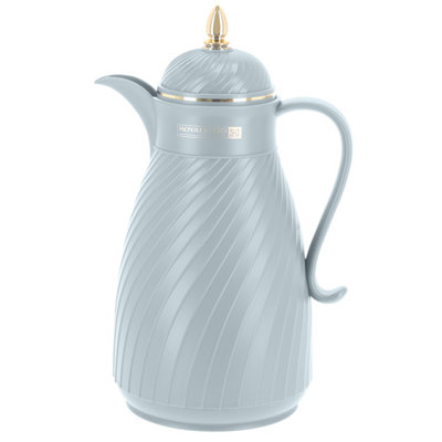 Royalford Glass Vacuum Flask Insulated Tea Carafe Airpot 1000Ml