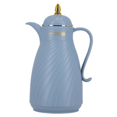 Royalford Glass Vacuum Flask Tea Carafe 1000Ml Heat & Cold Retention Airpot from B&Q