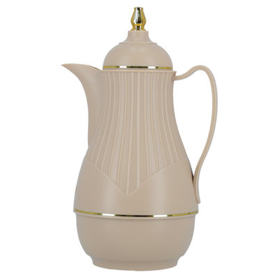 Royalford Glass Vacuum Flask Vacuum Insulated Tea Carafe 1000Ml Airpot from B&Q
