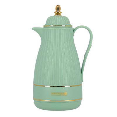 Royalford Glass Vacuum Flask Tea Carafe Airpot 1000MlGreen from B&Q