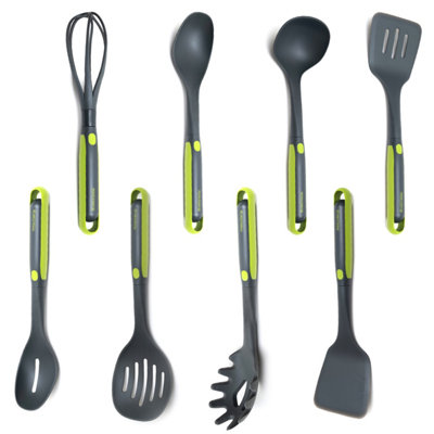 Royalford 8 Pc Nylon Kitchen Utensil Set For Cooking