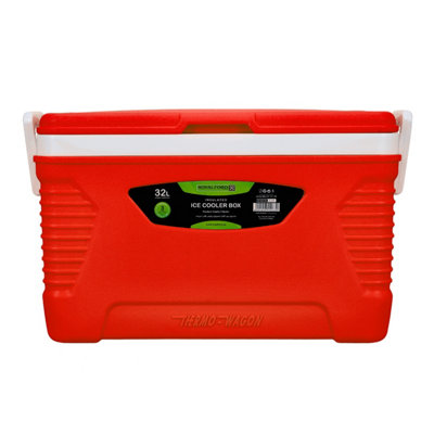Royalford Red Ice Cooler Box With Handle For Picnic Camping, 32L