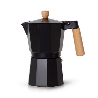 Royalford Italian Espresso Coffee Maker Stovetop Moka Percolator Pot (6 Cups/300Ml) from B&Q