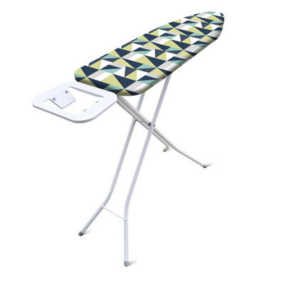 B&Q -  Royalford Foldable Ironing BoardAdjustable Height & Iron Rest Cotton Cover 96.5 X 30.5 Cm