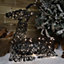 62cm LED Indoor Outdoor Wicker Sitting Reindeer Christmas Decoration
