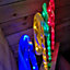 62cm Multi Coloured Christmas Candy Cane Garden Patio Illuminated Path Lights