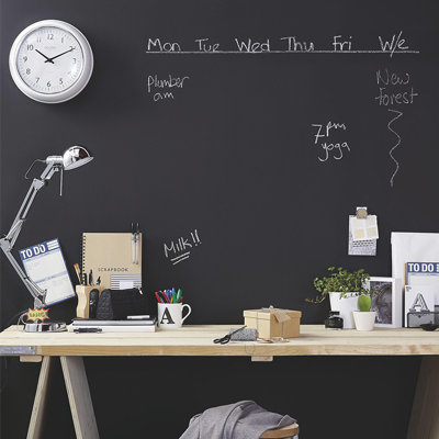 Shop chalkboard paint.