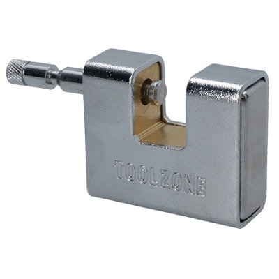 63mm Armoured Container Padlock Shutter Lock Security Solid Shed 3 Keys x 10
