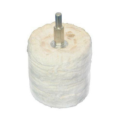 63mm Cylinder Polishing Buffing Mop Interior Surfaces Use With Drill