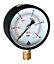 63mm Dial 0-1 Bar Side Entry Pressure Gauge 1/4inch Bsp Manometer