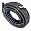 63mm x 50m Black Electrical Flexible Cable Ducting Including Coupling & Draw Cord