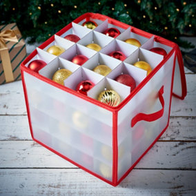 64 Bauble Storage Box With Carry Handles