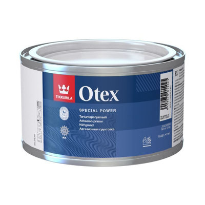 Tikkurila OtexQuick Drying & Durable Full Matt Adhesion Primer (Solvent-Based)0.25 Litres from B&Q