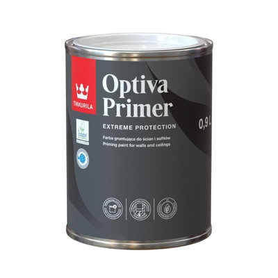Tikkurila Optiva PrimerAbsorbent Primer For Walls & CeilingsZero Voc1 Litre from B&Q