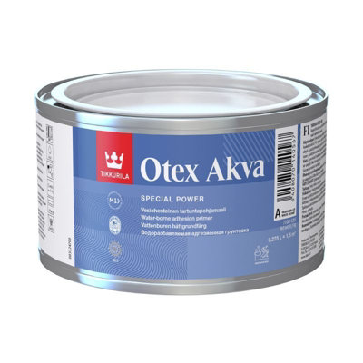 Tikkurila Otex AkvaQuick Drying & Durable Matt Adhesion Primer (Water-Based)0.25 Litres from B&Q