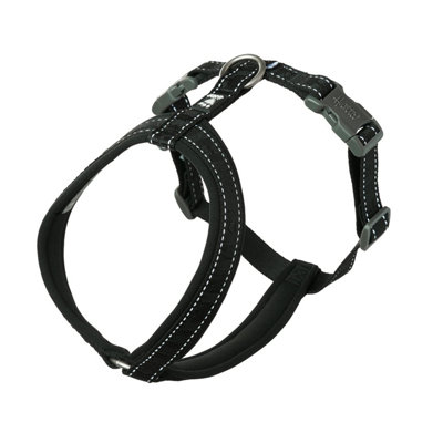 Hurtta Casual Y-Harness Eco Raven 50-60 from B&Q