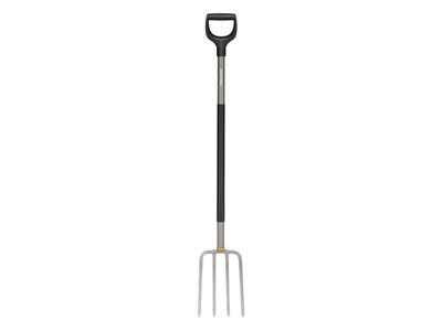 Fiskars Unisex Black Ergonomic Garden Fork Grey In Size 17 - Image 4